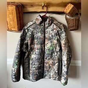 Columbia PHG Performance Hunting Gear Timberwolf Digital Camo Puffer Coat L